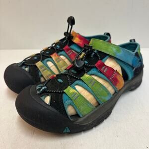 GOOD Keen Newport H2 Water Sandal Hiking Shoe Watersport Tie Dye M 6 W 7.5